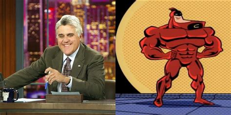 who voiced crimson chin|Jay Leno (visual voices guide) .